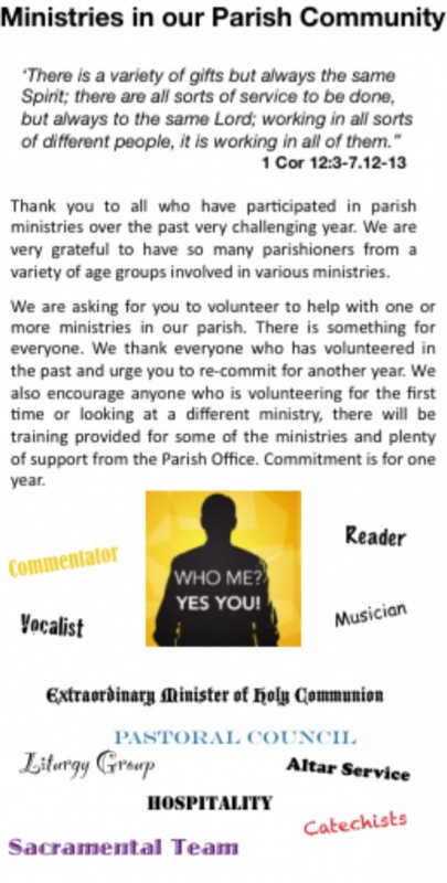 Volunteer for Ministry