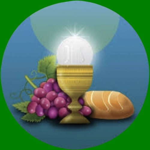First Holy Communion - green bkg