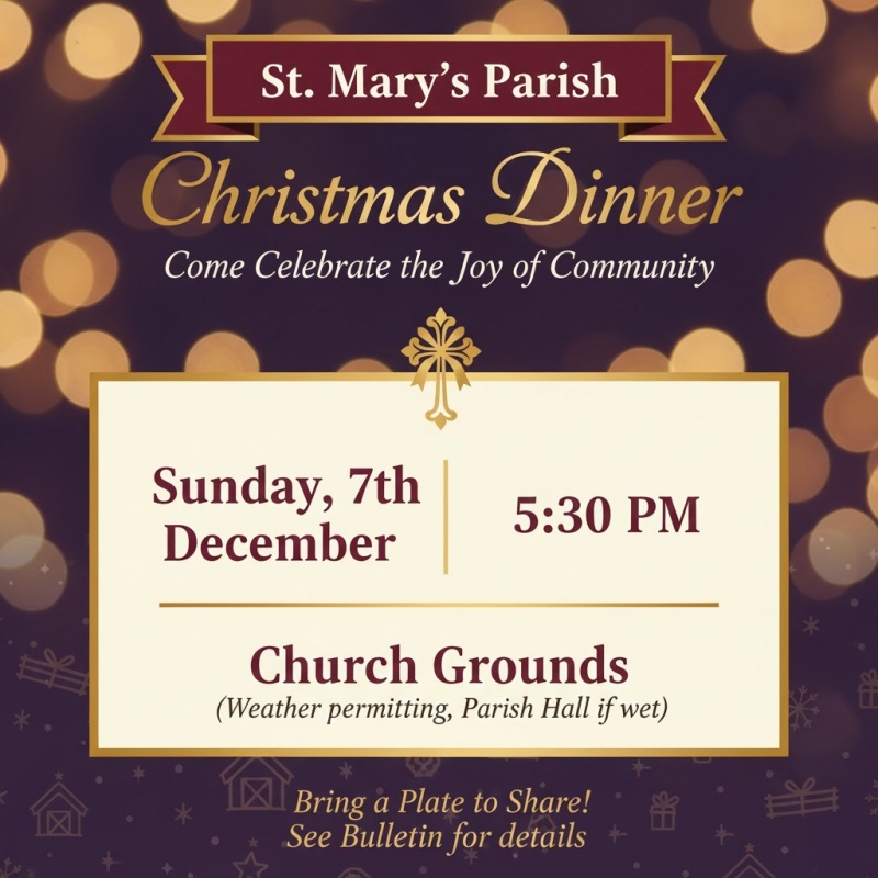 Parish Christmas Dinner